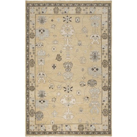 Safavieh 8 x 10 ft. Sivas Hand Knotted Rectangle Area Rug Light Gold & Beige SVS126A-8